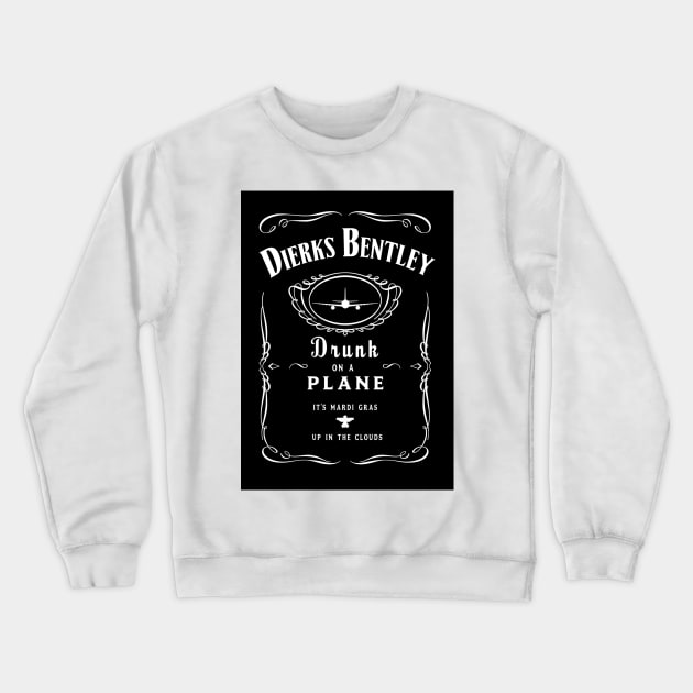 drunk on a plane Crewneck Sweatshirt by tidagor